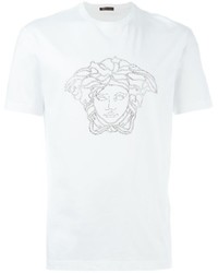 Мужская белая футболка от Versace