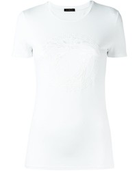 Женская белая футболка от Versace