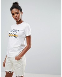 Женская белая футболка от Vila