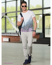 Мужская белая футболка от Voi Jeans