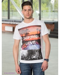 Мужская белая футболка от Voi Jeans