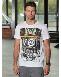 Мужская белая футболка от Voi Jeans