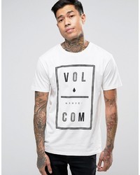 Мужская белая футболка от Volcom