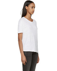 Женская белая футболка от Earnest Sewn