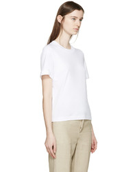 Женская белая футболка от Cédric Charlier