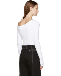 Женская белая футболка от Jacquemus