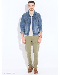 Мужская белая футболка от Wrangler