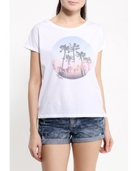 Женская белая футболка от Wrangler