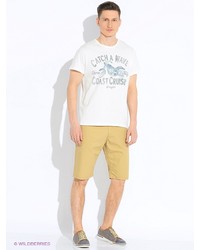 Мужская белая футболка от Wrangler