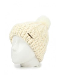 Женская белая шапка от GUESS