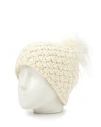Женская белая шапка от R Mountain