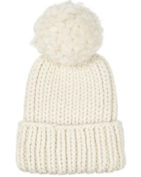Женская белая шапка от Eugenia Kim