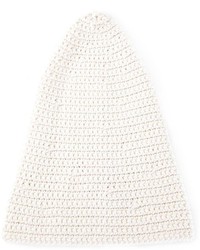 Женская белая шапка от Rosetta Getty