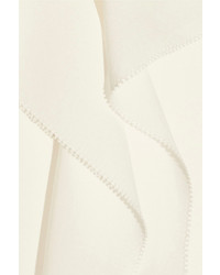Белая шелковая блузка с длинным рукавом от Diane von Furstenberg