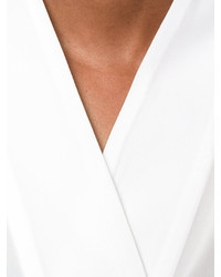 Белая шелковая блузка от Haider Ackermann