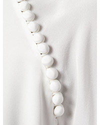 Белая шелковая блузка от Chloé