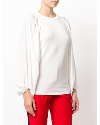 Белая шелковая блузка от Sportmax