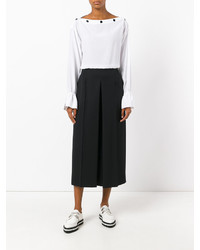 Белая шелковая блузка от Emilio Pucci