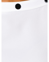 Белая шелковая блузка от Emilio Pucci