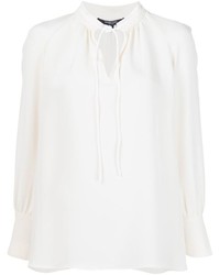 Белая шелковая блузка от Derek Lam