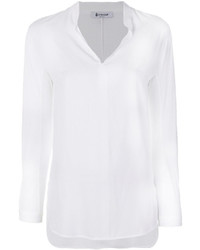 Белая шелковая блузка от Dondup