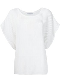 Белая шелковая блузка от Dusan