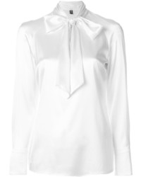 Белая шелковая блузка от Eleventy