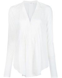 Белая шелковая блузка от Elie Tahari