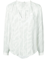 Белая шелковая блузка от Maiyet