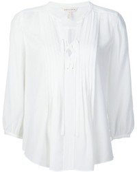 Белая шелковая блузка от Rebecca Taylor