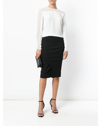 Белая шелковая блузка от Tom Ford