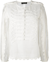 Белая шелковая блузка от Twin-Set