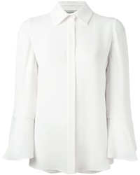 Белая шелковая блузка от Valentino