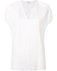Белая шелковая блузка от Vince