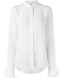 Женская белая шелковая классическая рубашка от Ungaro