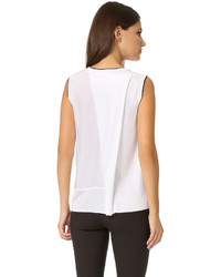 Женская белая шелковая майка от Rag & Bone