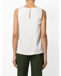 Женская белая шелковая майка от Hemisphere