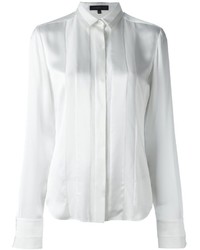 Женская белая шелковая рубашка от Barbara Bui