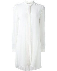 Женская белая шелковая рубашка от Ermanno Scervino