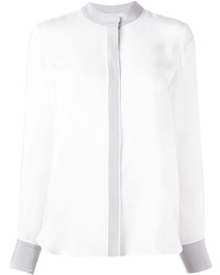 Женская белая шелковая рубашка от Frame
