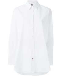 Женская белая шелковая рубашка от Joseph