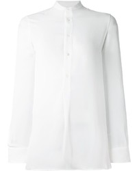Женская белая шелковая рубашка от Polo Ralph Lauren
