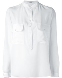 Женская белая шелковая рубашка от Stella McCartney