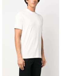 Мужская белая шелковая футболка с круглым вырезом от Dunhill