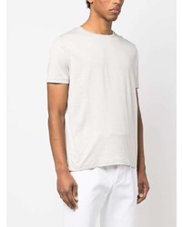 Мужская белая шелковая футболка с круглым вырезом от Colombo