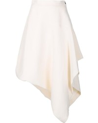 Белая шелковая юбка от J.W.Anderson