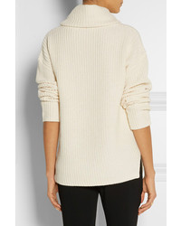 Женская белая шерстяная водолазка от Theory