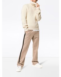 Мужская белая шерстяная водолазка от Vyner Articles