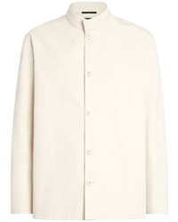 Мужская белая шерстяная куртка-рубашка от Zegna