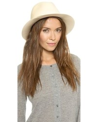 Женская белая шерстяная шляпа от Hat Attack